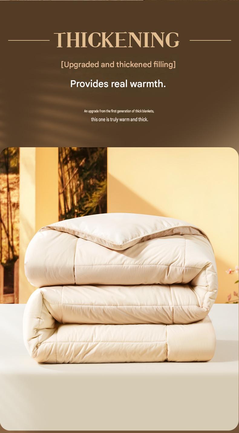 Fuanna New Zealand Wool Quilt | Premium Winter Comforter | Four Season Wool Bedding |
FIRSTSING