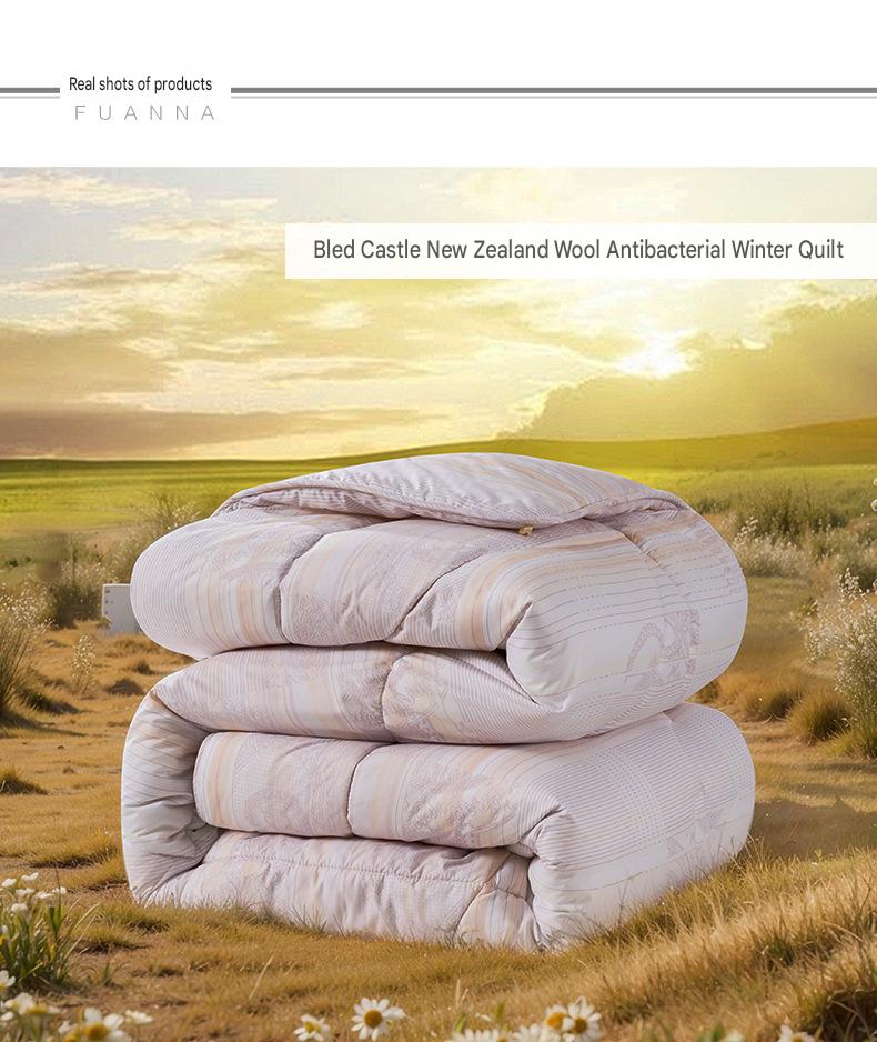 Fuanna New Zealand Wool Quilt | Premium Winter Comforter | Four Season Wool Bedding |
FIRSTSING