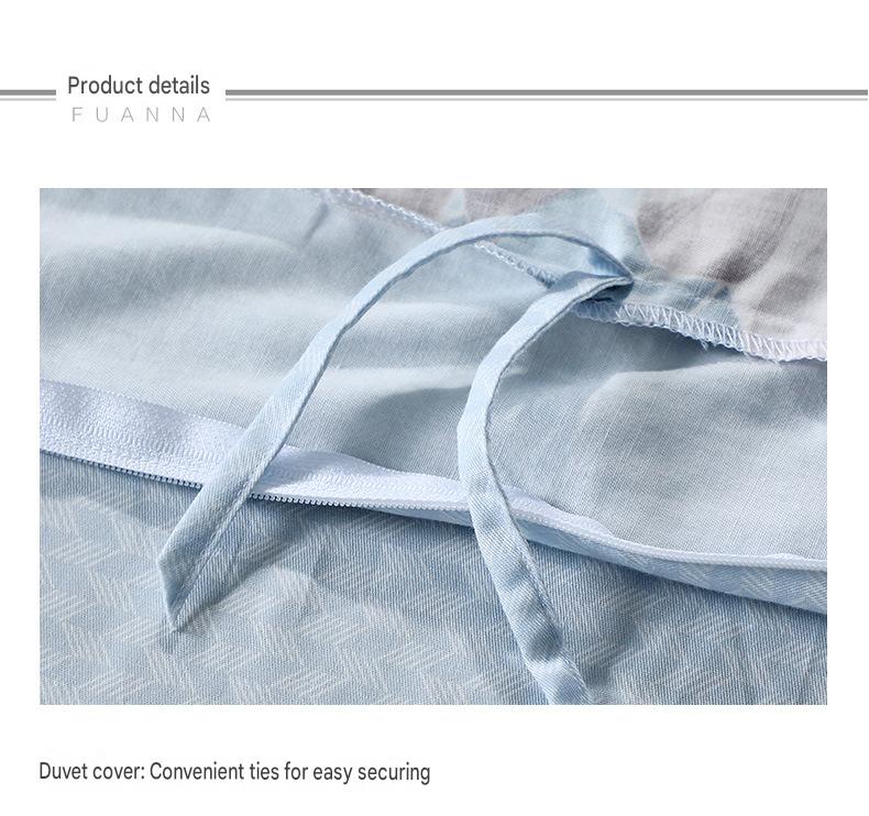 Fuanna 100% Cotton Bedding Set | Luxury Floral Bed Sheet & Duvet Cover Set | FIRSTSING