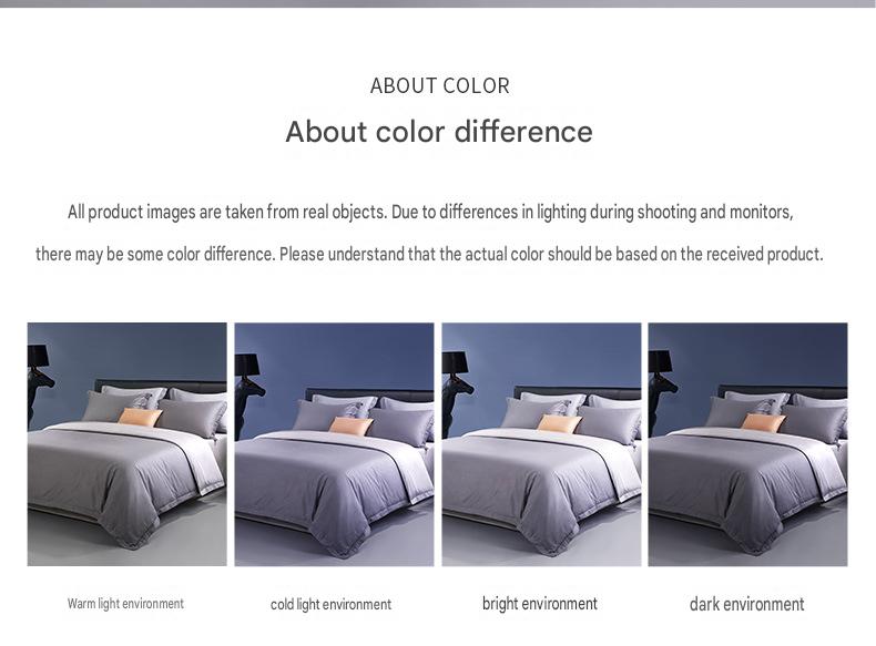 Fuanna 60s Long Staple Cotton Bedding Set | Luxury Satin Cotton Embroidered Bedding | FIRSTSING