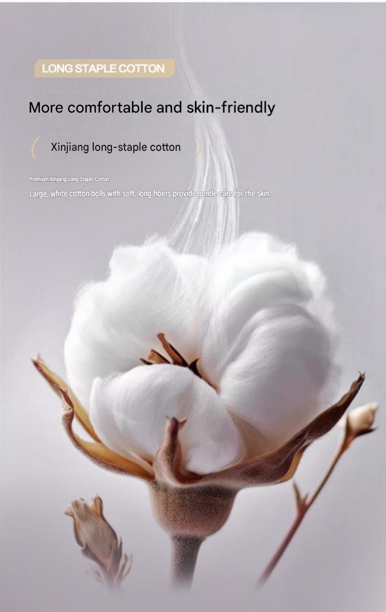 Fuanna 60s Long Staple Cotton Bedding Set | Luxury Satin Cotton Embroidered Bedding | FIRSTSING
