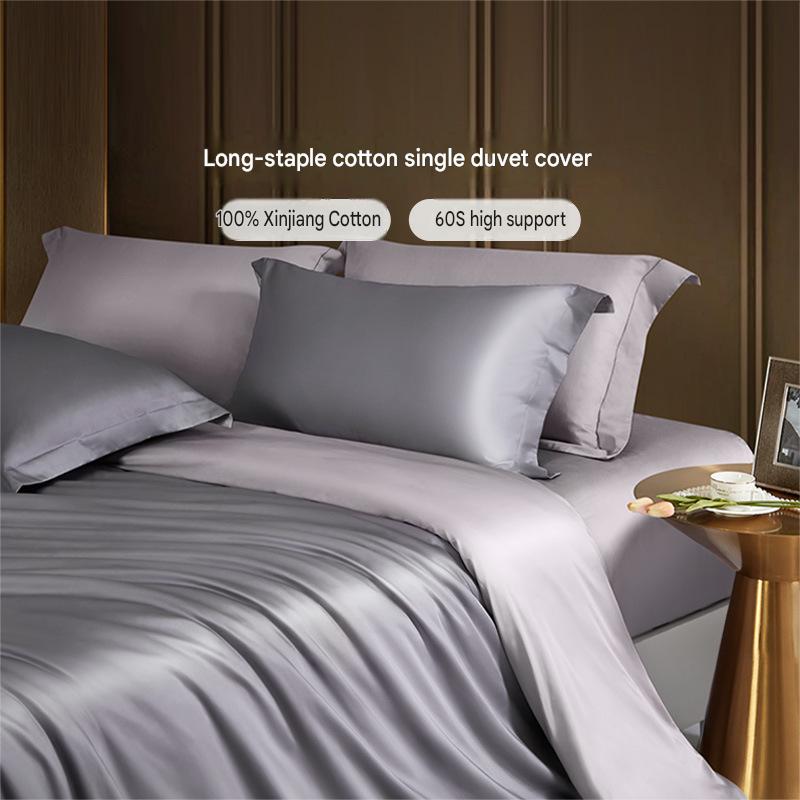 Fuanna 60s Long Staple Cotton Bedding Set | Luxury Satin Cotton Embroidered Bedding | FIRSTSING