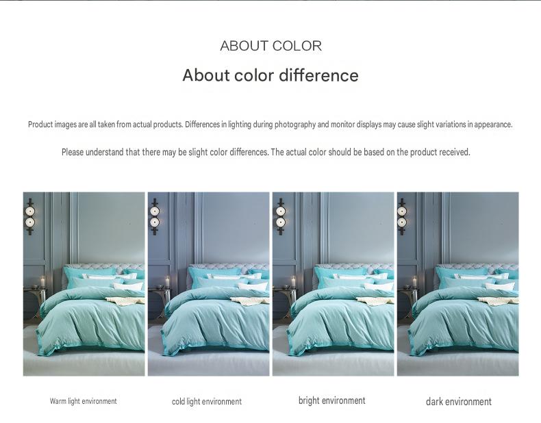 Fuanna 60s Long Staple Cotton Bedding Set | Luxury Satin Cotton Embroidered Bedding | FIRSTSING