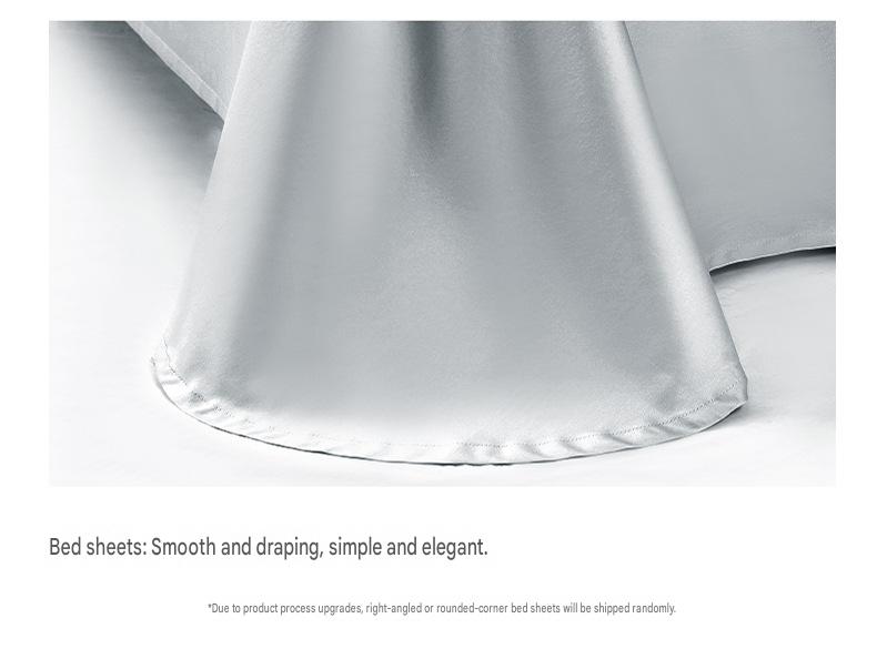Fuanna 100s Long Staple Cotton Bedding Set | Luxury Satin Cotton Bed Sheet & Duvet Cover Set | FIRSTSING