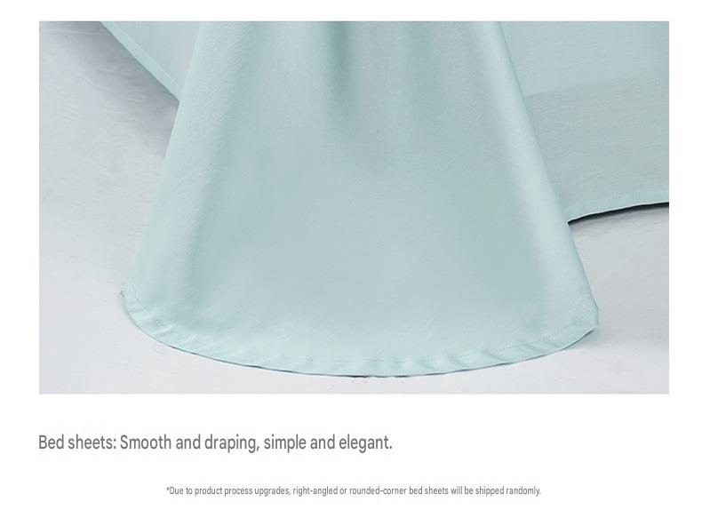 Fuanna 100s Long Staple Cotton Bedding Set | Luxury Satin Cotton Bed Sheet & Duvet Cover Set | FIRSTSING