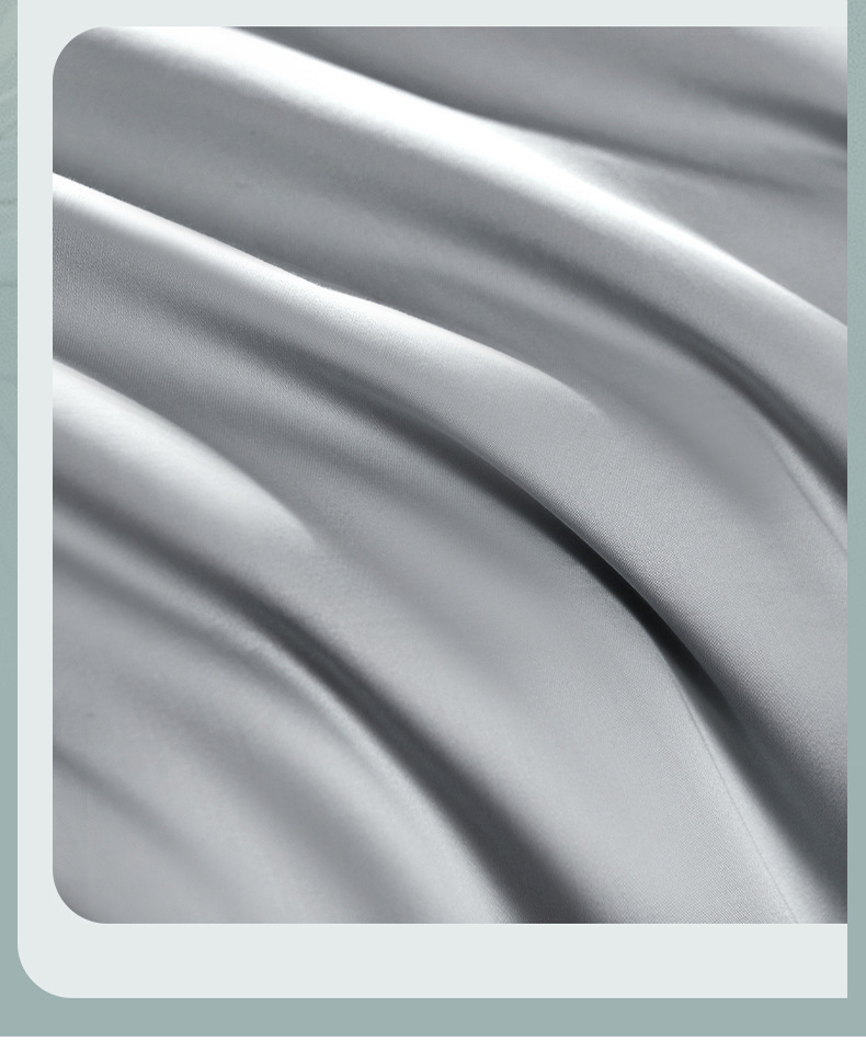 Fuanna 100s Long Staple Cotton Bedding Set | Luxury Satin Cotton Bed Sheet & Duvet Cover Set | FIRSTSING