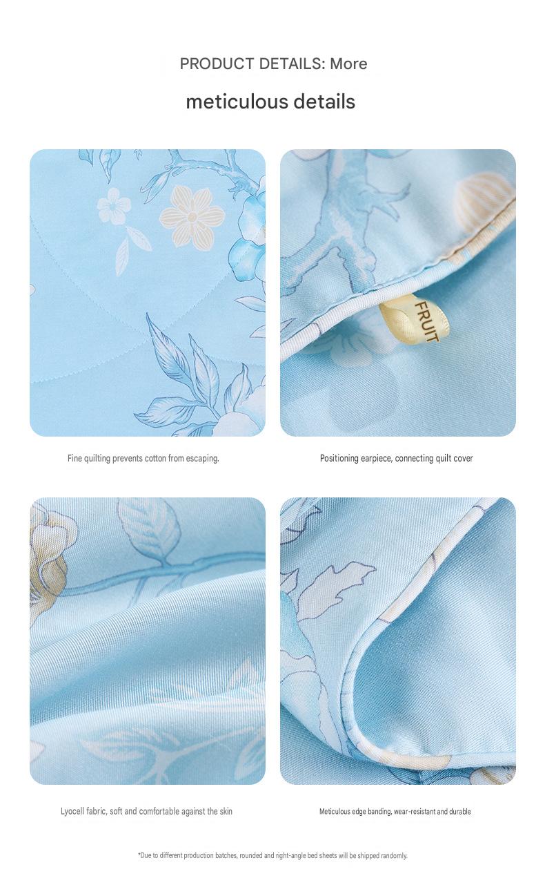 Fuanna Washable Mulberry Silk Summer Quilt | Cooling Tencel Comforter | FIRSTSING
