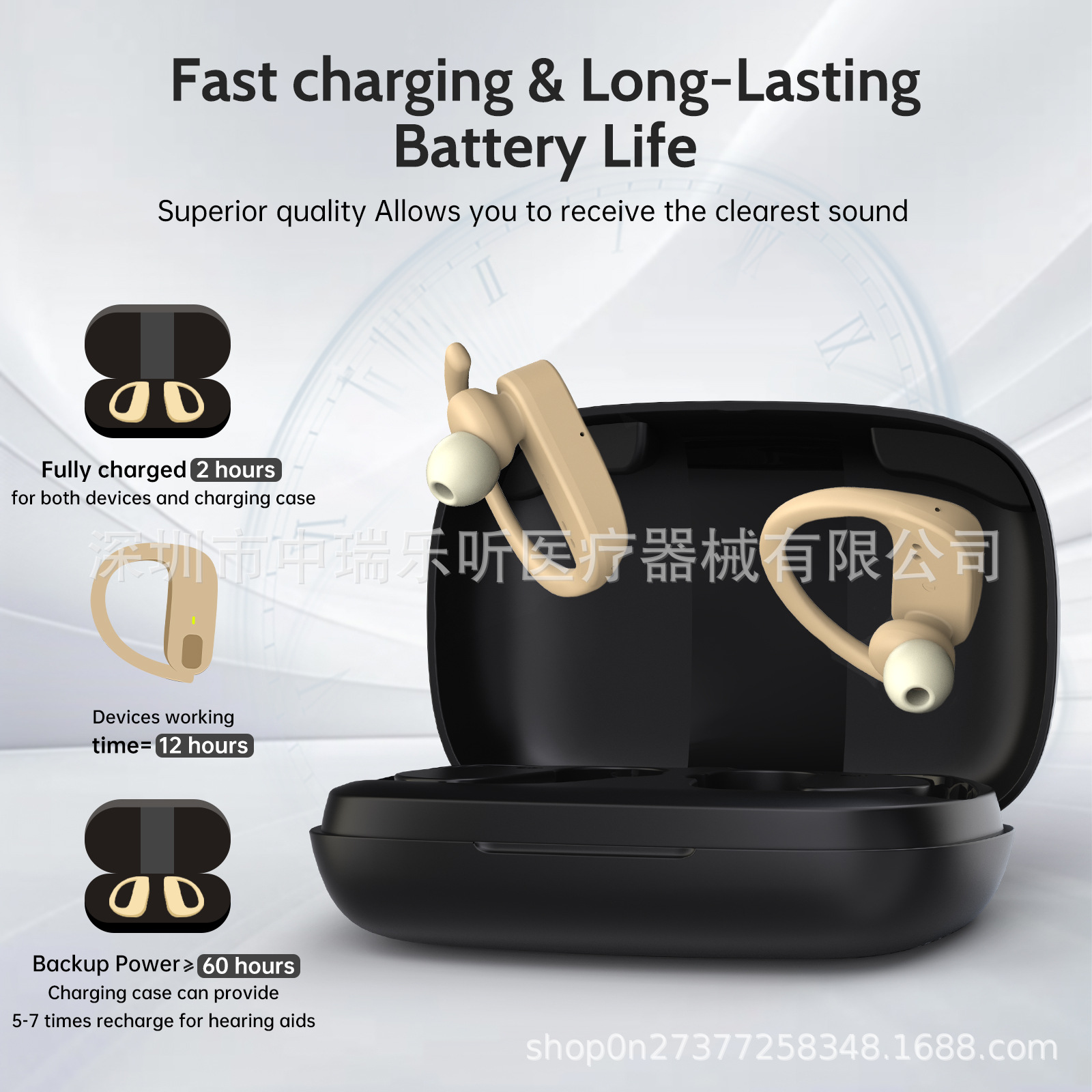 ZR-H715A USB Rechargeable Hearing Aid
