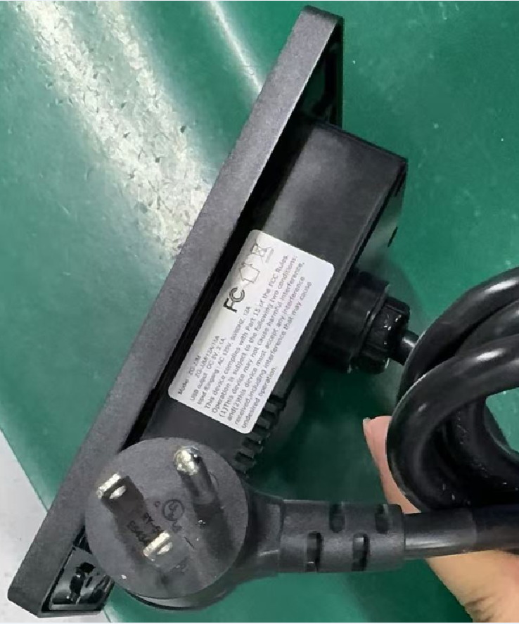 Flush Mount Table Power Grommet with USB-C Charging and Dual AC Receptacles